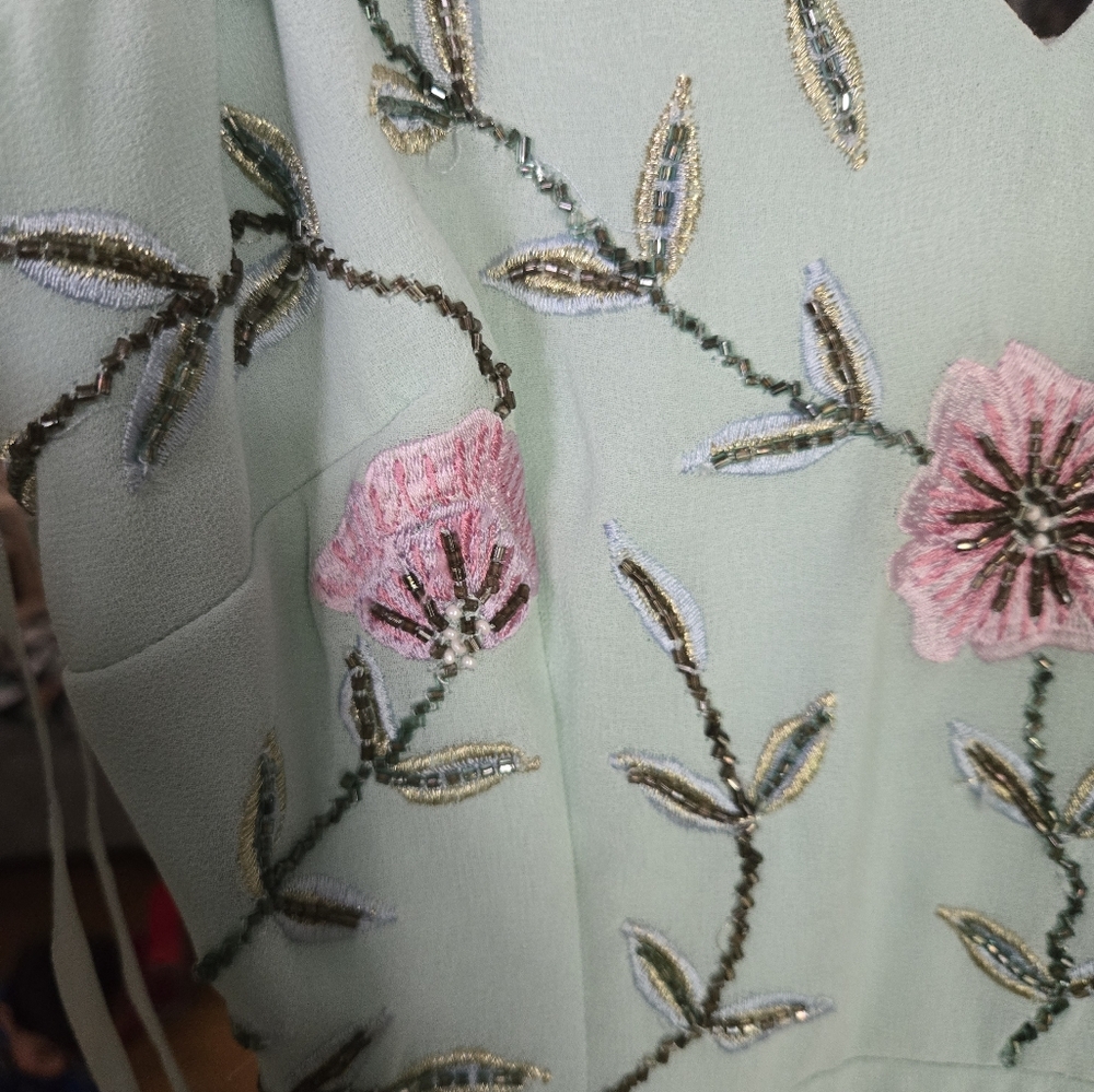 Giani Bini Floral Beaded Dress